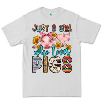 Just A Girl Who Loves Pigs Premium Tee | Teevron