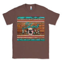 Chestnut show mom aztec cowhide leopard heifer Classic Tee - Artiststas