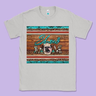 Show Mom Aztec Cowhide Leopard Heifer Classic Tee Designed By Artiststas