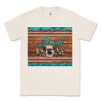 Natural show mom aztec cowhide leopard heifer Classic Tee - Artiststas