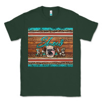 Sports Green show mom aztec cowhide leopard heifer Classic Tee - Artiststas