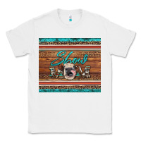 White show mom aztec cowhide leopard heifer Classic Tee - Artiststas