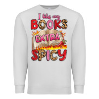 Dove Grey i like my books extra spicy Premium Sweatshirt - Artiststas