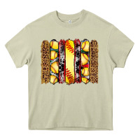 Mossy softball serape leopard cowhide glitter brushstrokes Heavy Core Tee - Artiststas