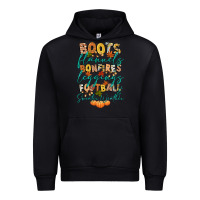 Black boots flannels bonfires football Urban Hoodie - CowGirlArtShop