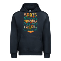 Navy boots flannels bonfires football Urban Hoodie - CowGirlArtShop