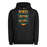 Pigment Black boots flannels bonfires football Urban Hoodie - CowGirlArtShop
