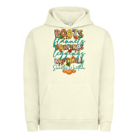 Boots Flannels Bonfires Football Urban Hoodie | Teevron