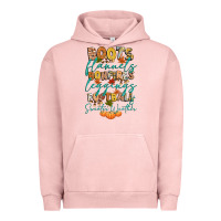Pigment Salmon boots flannels bonfires football Urban Hoodie - CowGirlArtShop