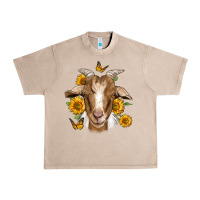 French Oak sunflower goat Urban Heavy Tee - Jasminsmagicworld