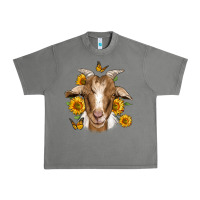 Tornado sunflower goat Urban Heavy Tee - Jasminsmagicworld