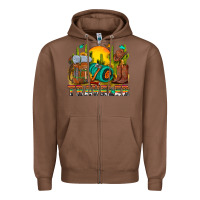 Chestnut western traveler cowboy Zipper Hoodie - NancyCooperArtShop