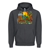 Smoke western traveler cowboy Zipper Hoodie - NancyCooperArtShop