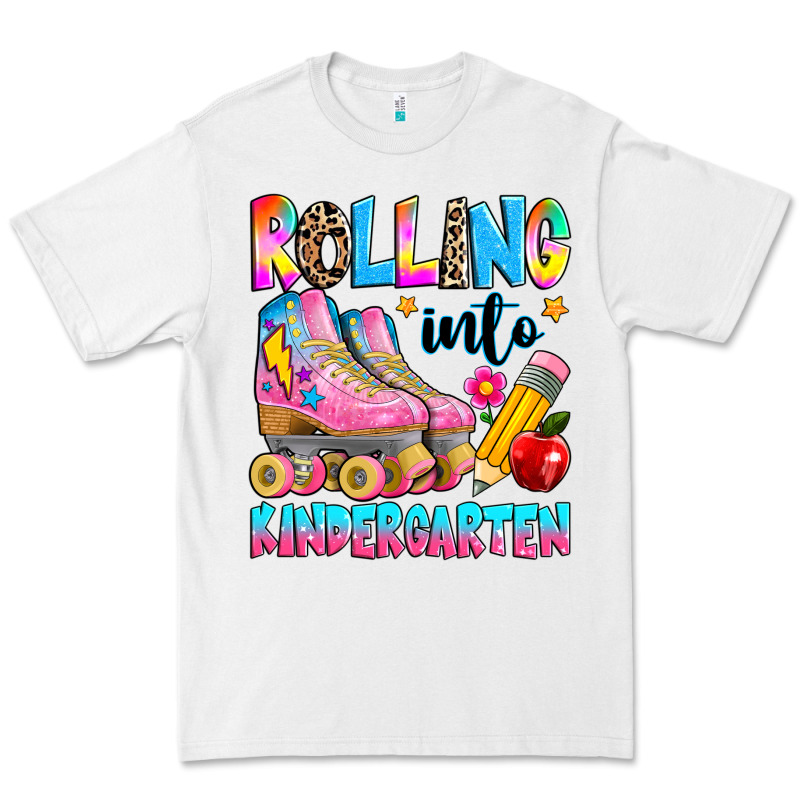Rolling Into Kindergarten Grade Premium Tee by texasbilliewilder | Teevron