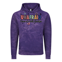 Cloud Purple unafraid Vintage Hoodie - JahusDesignShop