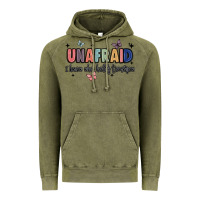 Vintage Olive unafraid Vintage Hoodie - JahusDesignShop