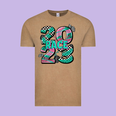 Race  2023 Vintage Tee Designed By Adodesignshop