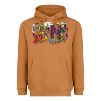 Meerkat RN Registered Nurse Mardi Gras Heavyweight Hoodie - LillyAllenDesigns