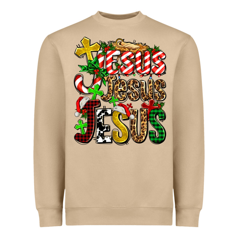 Jesus Jesus Jesus Heavyweight Sweatshirt by AdoDesignShop | Teevron