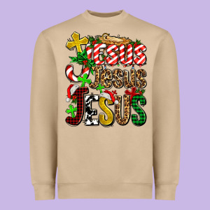 Jesus Jesus Jesus Heavyweight Sweatshirt Designed By Adodesignshop
