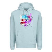 Blue Mist Be a Flamingo in a Flock of Pigeons Premium Hoodie - Bettercallsaul