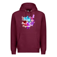 Burgundy Be a Flamingo in a Flock of Pigeons Premium Hoodie - Bettercallsaul