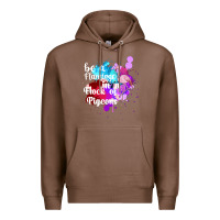 Chestnut Be a Flamingo in a Flock of Pigeons Premium Hoodie - Bettercallsaul