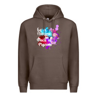Coffee Be a Flamingo in a Flock of Pigeons Premium Hoodie - Bettercallsaul