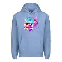 Colony Blue Be a Flamingo in a Flock of Pigeons Premium Hoodie - Bettercallsaul