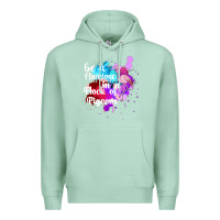 Seafoam Be a Flamingo in a Flock of Pigeons Premium Hoodie - Bettercallsaul