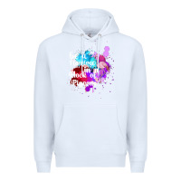 White Be a Flamingo in a Flock of Pigeons Premium Hoodie - Bettercallsaul