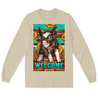 Mushroom western pig garden Long Sleeve Tee - LillyAllenDesigns