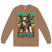 Toasted Coconut western pig garden Long Sleeve Tee - LillyAllenDesigns