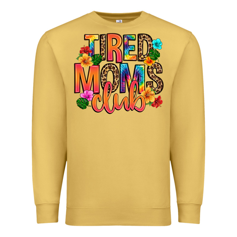 Tired Moms Club Premium Sweatshirt by Artiststas | Teevron