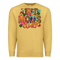 Antique Gold tired moms club Premium Sweatshirt - Artiststas