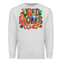 Dove Grey tired moms club Premium Sweatshirt - Artiststas
