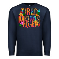 Navy tired moms club Premium Sweatshirt - Artiststas