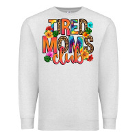 Oatmeal Heather tired moms club Premium Sweatshirt - Artiststas