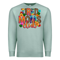Seafoam tired moms club Premium Sweatshirt - Artiststas