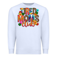 White tired moms club Premium Sweatshirt - Artiststas