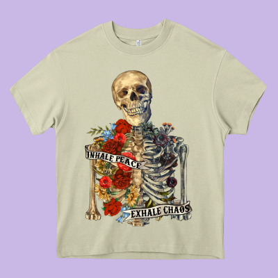 Heavy Core Tee inhale peace exhale chaos