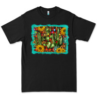 Black cactus christmas Premium Tee - BarkalooDesign