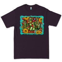 Plum cactus christmas Premium Tee - BarkalooDesign