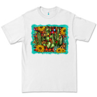 White cactus christmas Premium Tee - BarkalooDesign