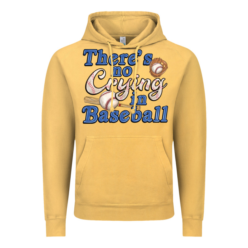 Theres No Crying In Baseball Vintage Hoodie by JahusDesignShop | Teevron