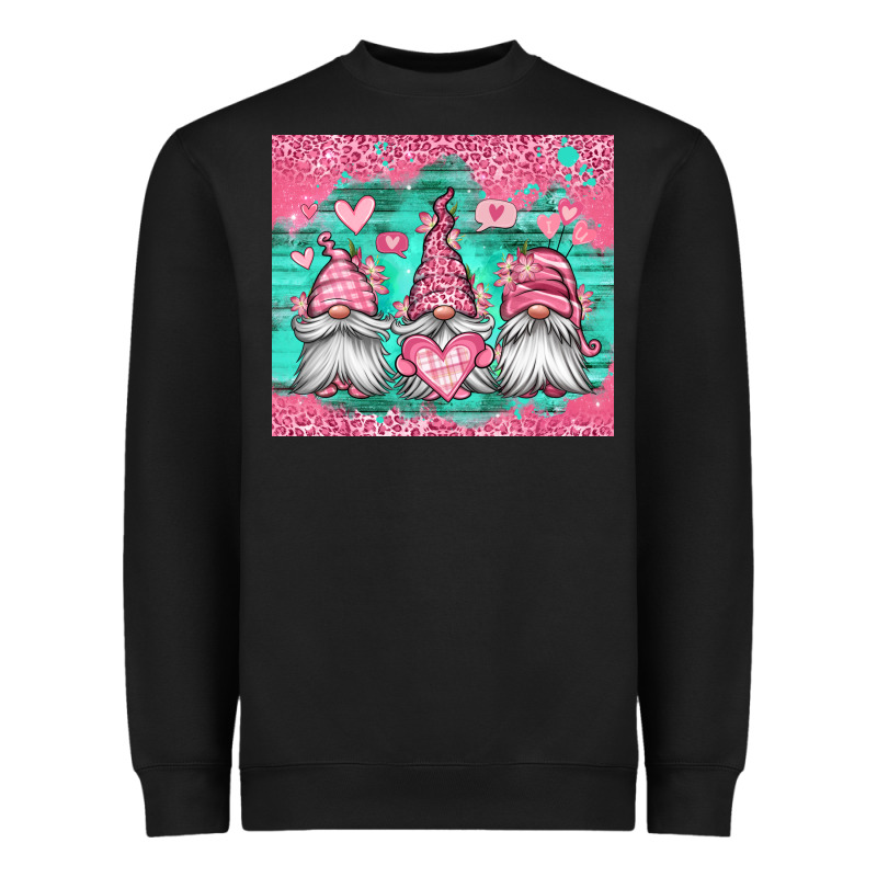Valentines Day Gnomes Heavyweight Sweatshirt by Jasminsmagicworld | Teevron