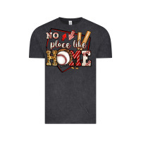 Vintage Black no place like home baseball Vintage Tee - Jasminsmagicworld
