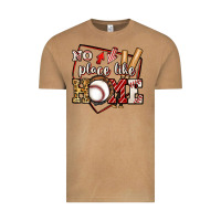 No Place Like Home Baseball Vintage Tee | Teevron