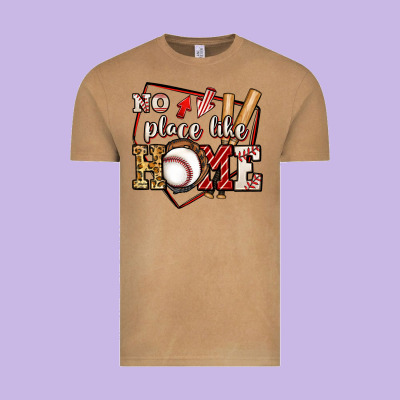 No Place Like Home Baseball Vintage Tee Designed By Jasminsmagicworld