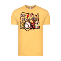 Vintage Mustard no place like home baseball Vintage Tee - Jasminsmagicworld